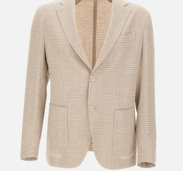 Blazer in misto lino e lana M75GIAC12 TES0M00302 ELEVENTY 