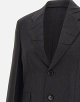 Blazer con revers a tacca 1226WJK007216A BLACK VICTORIA BECKHAM 
