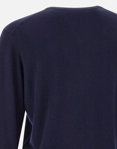 Maglia in lana e cashmere DC918022 NAVY DELLA CIANA CASHMERE 