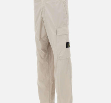 Pantalone in tela di cotone stretch "Paracadute" 3100043S0003 V0061 STONE ISLAND 