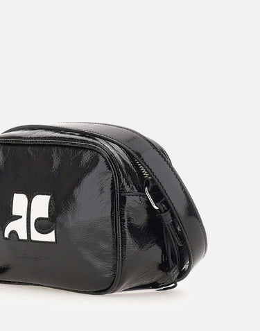 Borsa "Reedition Naplack Mini" PERGSA061CR0044 BLACK COURREGES 