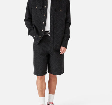 Shorts in denim "Laser monogram" MSP26TR397 01 CASABLANCA 