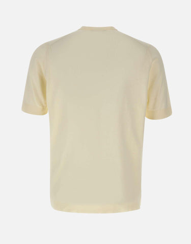 T-shirt in crepe di cotone TS0MC CR14R021 FILIPPO DE LAURENTIIS 