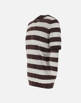 Maglia in cotone a righe 303321 232 KANGRA 