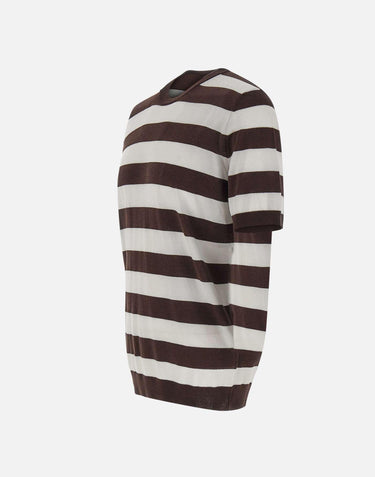 Maglia in cotone a righe 303321 232 KANGRA 