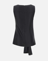 Top drappeggiato "Fonda" FONDA BLACK LOULOU DE SAISON 