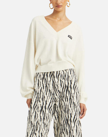 "Knit Vneck sweater" 114309 400 ROTATE BIRGER CHRISTENSEN 