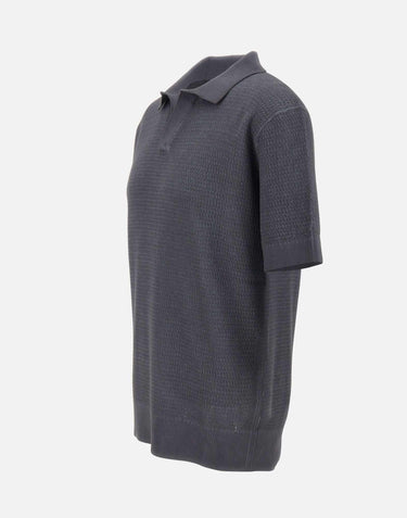 Polo traforata in cotone vintage 301223 033 KANGRA 