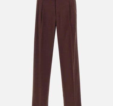 Pantaloni ampi in viscosa BP203 VI029BN DROLE DE MONSIEUR 