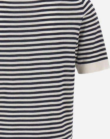 T-shirt in cotone a righe TS0MC CR14R18920 FILIPPO DE LAURENTIIS