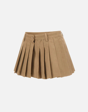 "Pleated mini skirt" 7UZ60F07 U71A8 7 FOR ALL MANKIND 