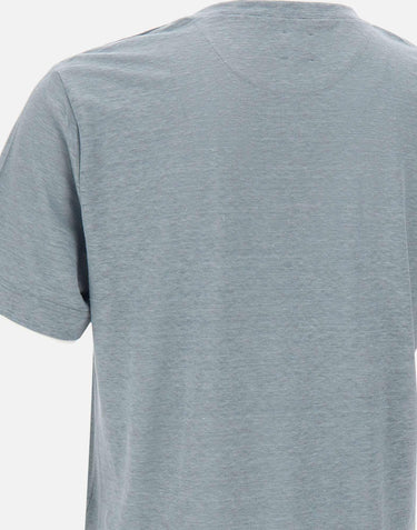 T-shirt in lino M75TSHM07 TES0M2410801 ELEVENTY 