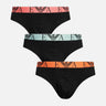 Set tre slip in cotone stretch EM000258 AF20668MC061 EMPORIO ARMANI 