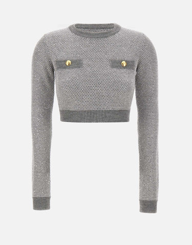 Top "Daily" in maglia con paillettes MK56T57E2 431 ELISABETTA FRANCHI 