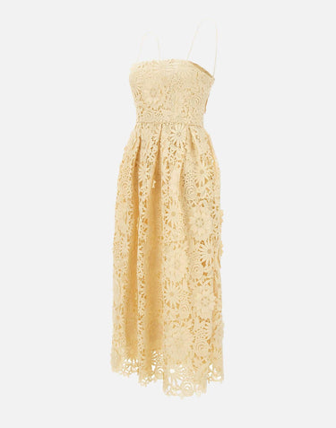 Abito midi svasato in pizzo 3D 115623 1366 ROTATE BIRGER CHRISTENSEN 