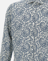 Camicia  in cotone e lino LFU02P0147118U 0001 BARBA 