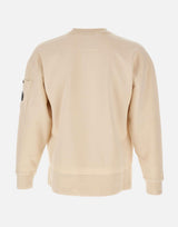 "Brushed and Emerized Diagonal Fleece Boxy Crewneck" 19CMSS058A 006372G402 C.P. COMPANY 