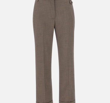 Pantaloni in tessuto mélange CA6367T577A P9578 LIU-JO 