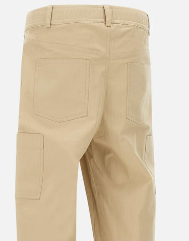"Le Pantalon cropped twill BP155 CO206BG DROLE DE MONSIEUR 