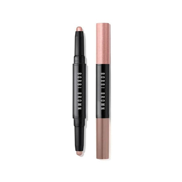 "Dual-Ended Long-Wear Cream Shadow Stick Pink Mercury Shimmer/Nude Beach Matte" 1.6gr EYTX020000 1.6GM BOBBI BROWN 