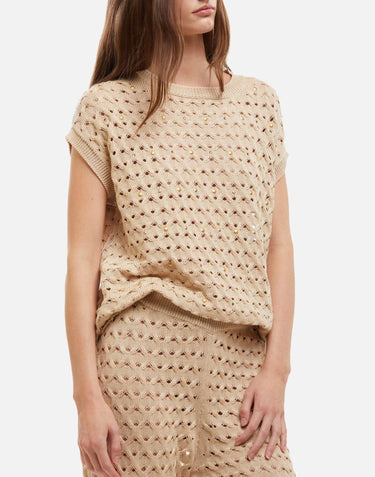 Maglia girocollo smanicata 171620 052 KANGRA 