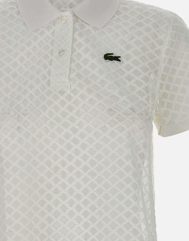Polo in pizzo CF0217 70V LACOSTE 