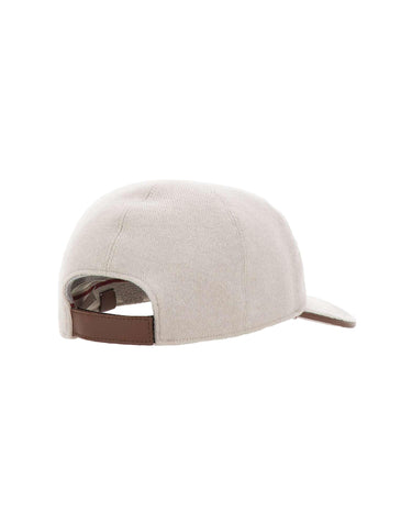 Cappello baseball in cashmere N77CPLN18 TES0N0280205 ELEVENTY 
