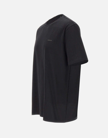 T-shirt in cotone con occhielli PA1048 BLACK PREMIATA 