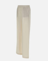 Pantaloni in misto lino con lurex M80PANG12 TES0M06800 ELEVENTY 