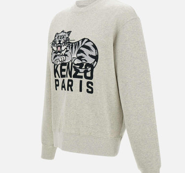 Felpa "Happy tiger" in cotone FF55SW2634MF 93 KENZO PARIS 