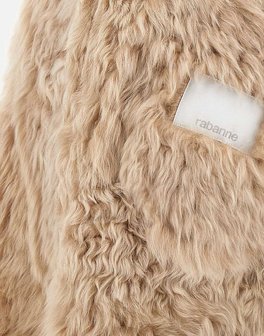 Cappotto in pelle 25AFOW034LB0075 M920 RABANNE 