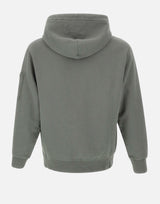 "Brushed and Emerized Diagonal Fleece Hooded Sweatshirt" 19CMSS719A 006372R921 C.P. COMPANY 