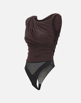 Body in jersey con spalla gioiello BO01361E2 EV9 ELISABETTA FRANCHI 