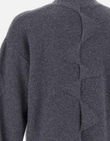 Maglia "Cropped Spiral Knit" M07063 DGY05 HELIOT EMIL 