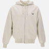 Felpa con zip e slogan PERMHO207 CO312GY DROLE DE MONSIEUR 