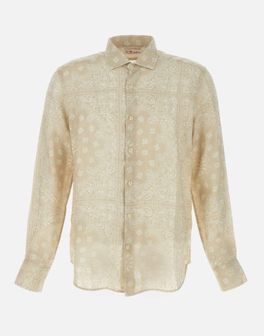 Camicia Pamplona in lino PAMP001 00387H11 MC2 SAINT BARTH 