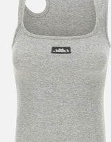 "Lounge dirndl tank top" 10410100402 GRYSLV OTTOLINGER 