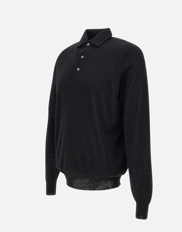 Polo in lana  royal merino PL1MLPAR RM16R990 FILIPPO DE LAURENTIIS 