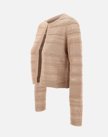Cardigan traforato CA6237MA06S A4389 LIU-JO 