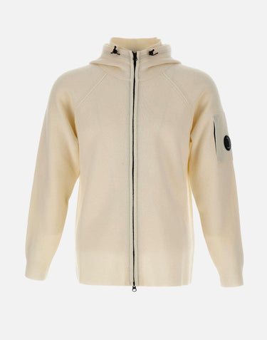 "Lambswool GRS Hooded Full Zip Sweater" 19CMKN057A 110149A103 C.P. COMPANY 