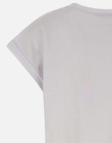 T-shirt con ricamo floreale SP1DK003 1019 KAOS 