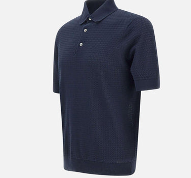 Polo in crêpe di cotone PL1MC CR14T890 FILIPPO DE LAURENTIIS 