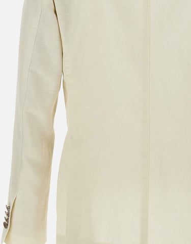 Blazer in lana e lino 3331A 04P SANTANIELLO 