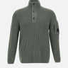 "Polo collar full rib sweater" 19CMKN016A 006608A921 C.P. COMPANY 