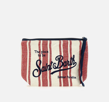Pochette  "Aline linen" ALI0004 01465H41 MC2 SAINT BARTH 