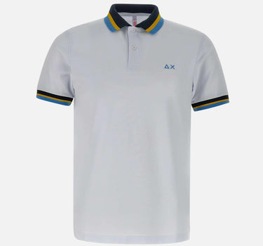 "Polo collar multistripes" A35117 01 SUN68 