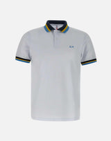 "Polo collar multistripes" A35117 01 SUN68 
