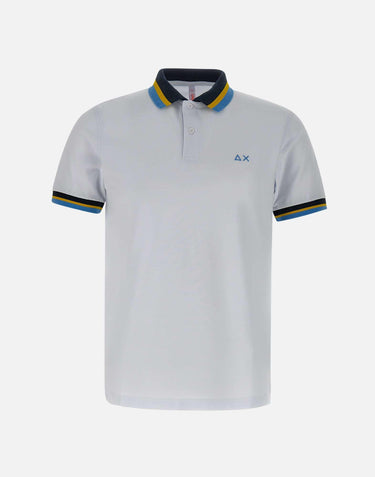 "Polo collar multistripes" A35117 01 SUN68 