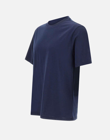 T-shirt in misto cotone e modal 340221 100 KANGRA 
