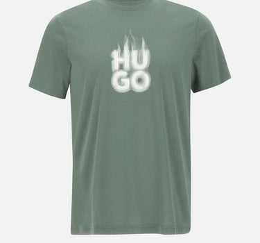T-shirt "Dalayer" in cotone 50535363 343 HUGO 